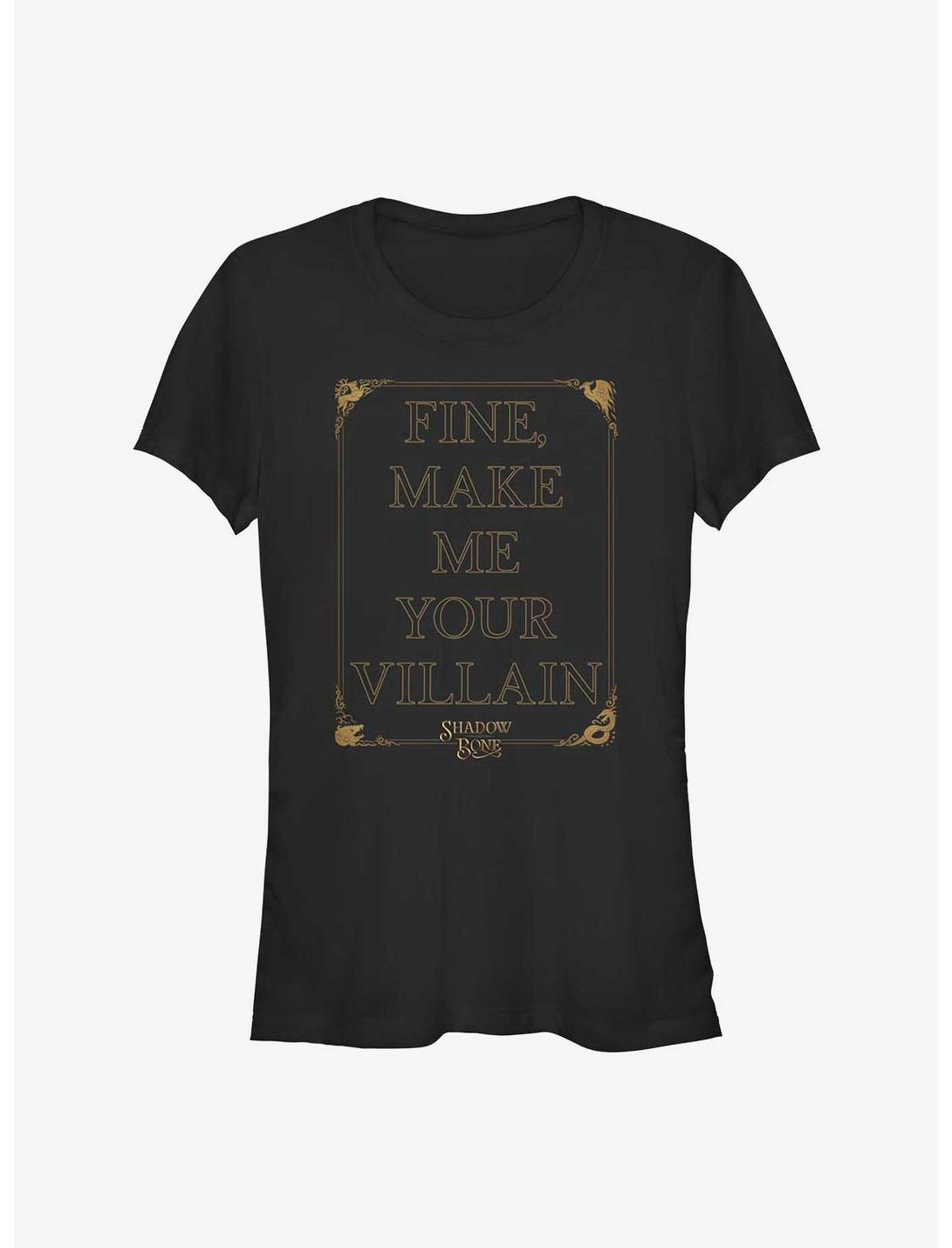 Shadow and Bone Your Villain Girls T-Shirt, BLACK, hi-res