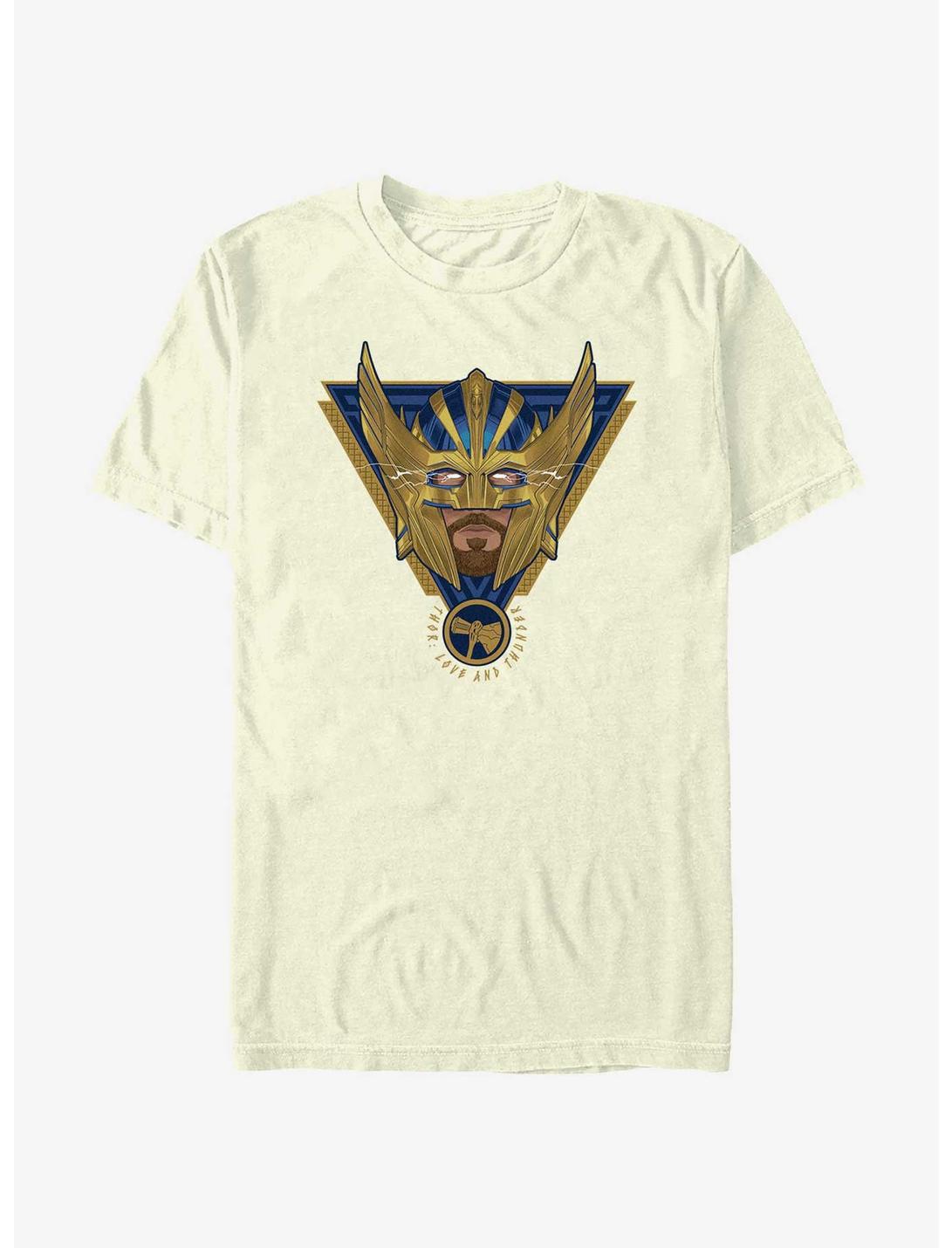Marvel Thor Electric Triangle Badge T-Shirt, NATURAL, hi-res
