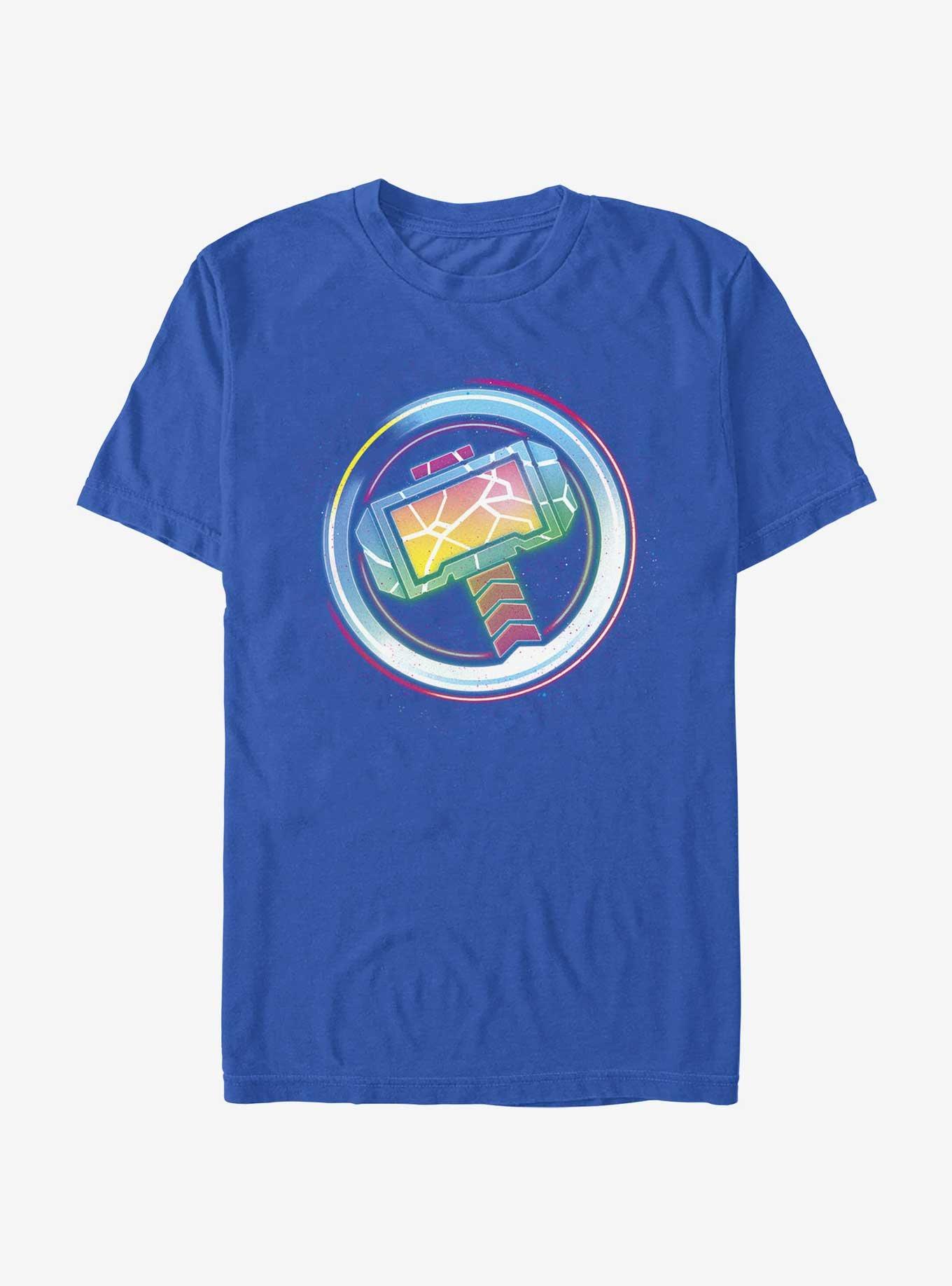 Marvel Thor Hammer Icon T-Shirt, ROYAL, hi-res