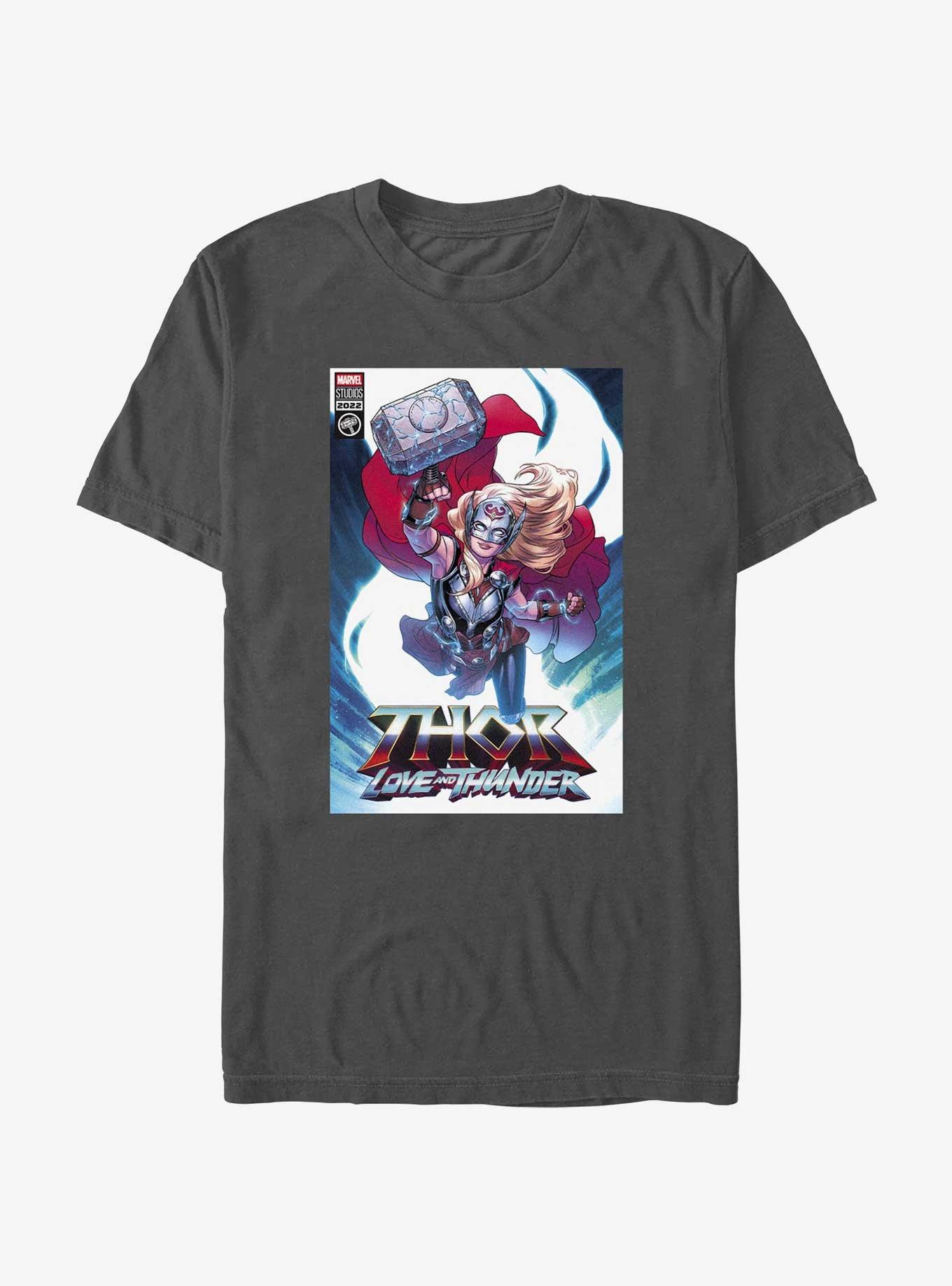 Marvel Thor Jane Foster Comic Book Cover T-Shirt, , hi-res