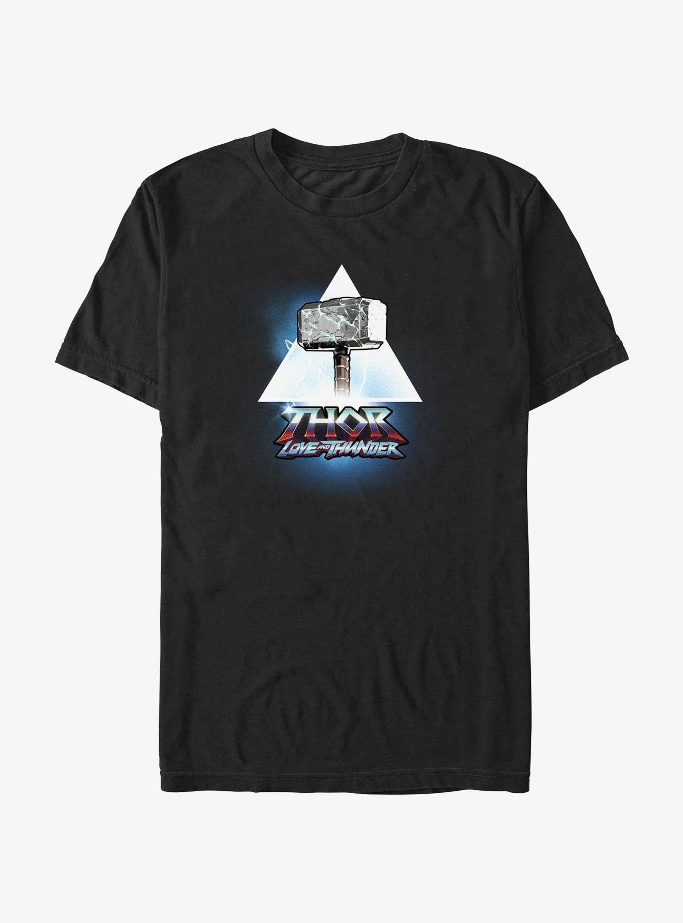 Marvel Thor Love And Thunder Mjolnir Badge T-Shirt