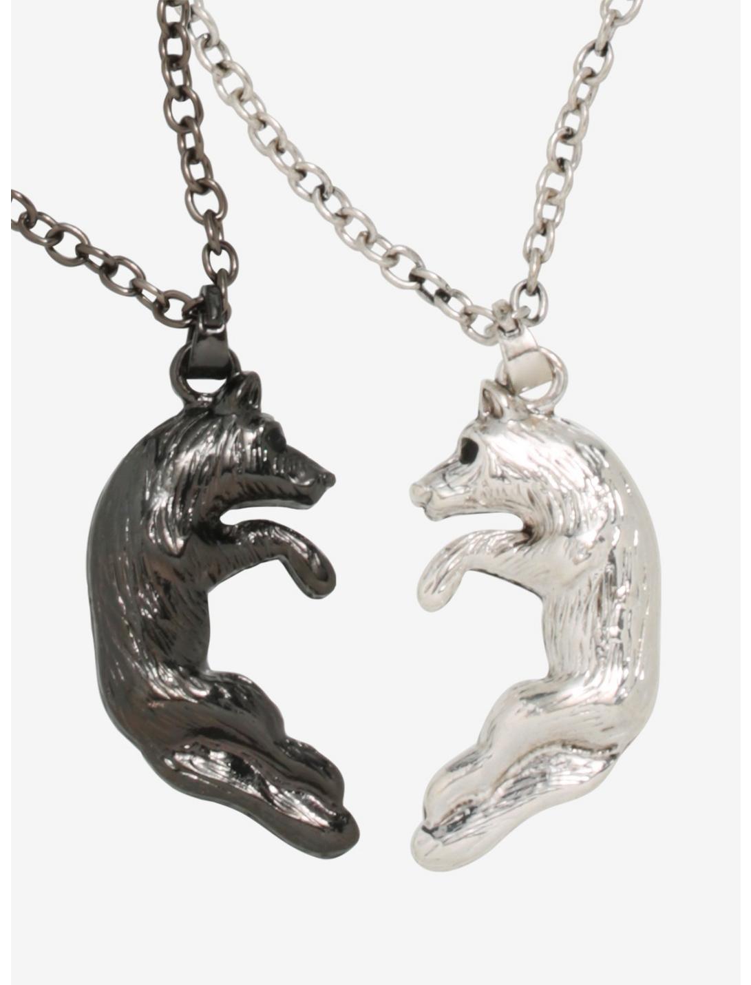 Werewolf Heart Best Friend Necklace Set, , hi-res