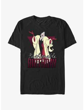 Disney Cruella Fashionable Birthday T-Shirt, , hi-res