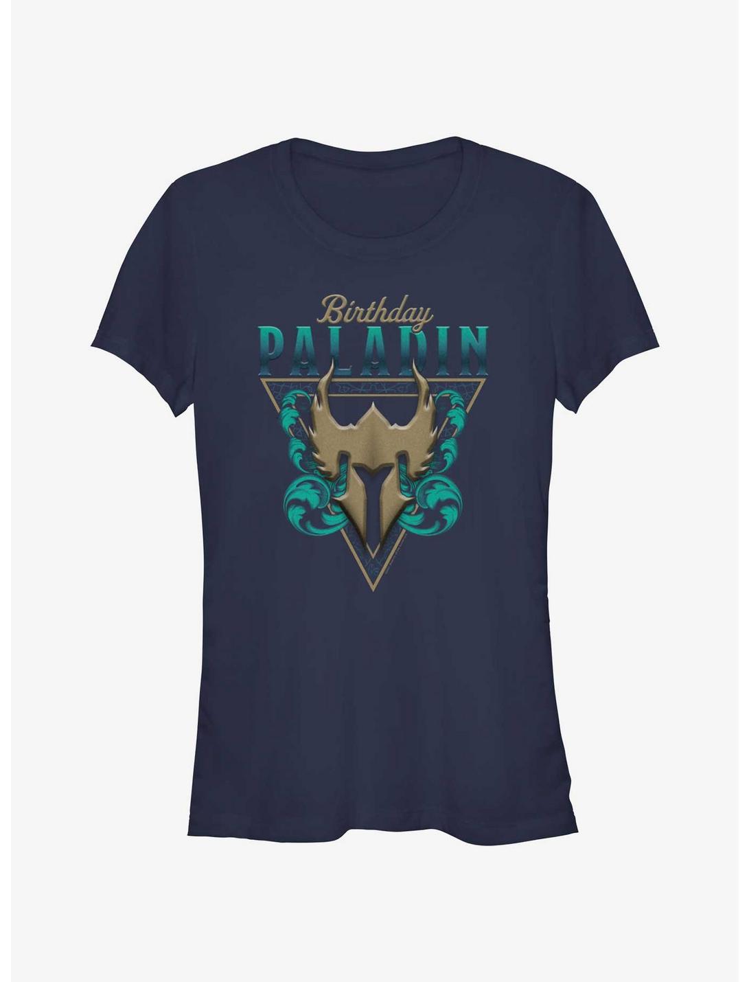 Dungeons & Dragons Birthday Paladin Girls T-Shirt, NAVY, hi-res
