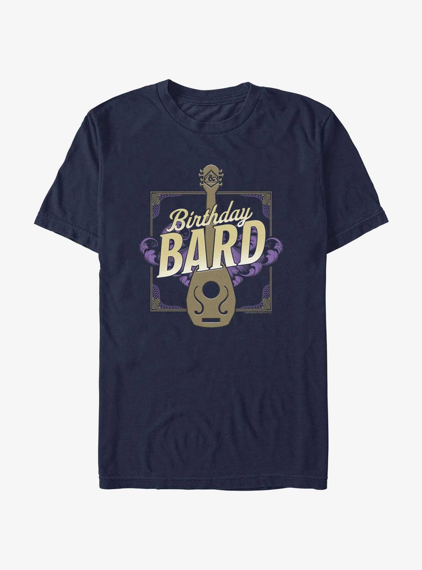 Dungeons & Dragons Birthday Bard T-Shirt, NAVY, hi-res