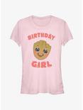 Marvel Guardians of the Galaxy Flowery Groot Birthday Girls T-Shirt, LIGHT PINK, hi-res