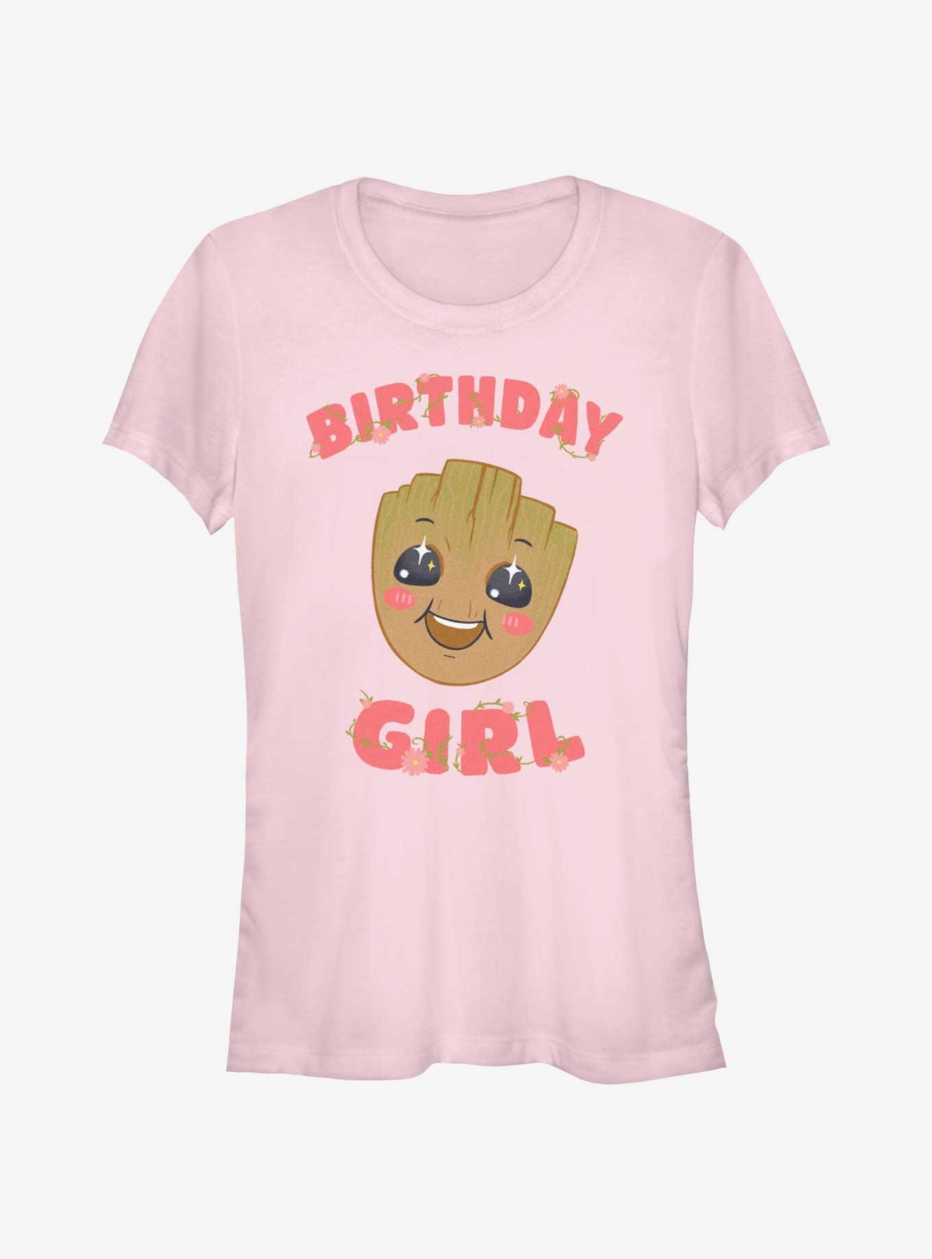 Marvel Guardians of the Galaxy Flowery Groot Birthday Girls T-Shirt, , hi-res