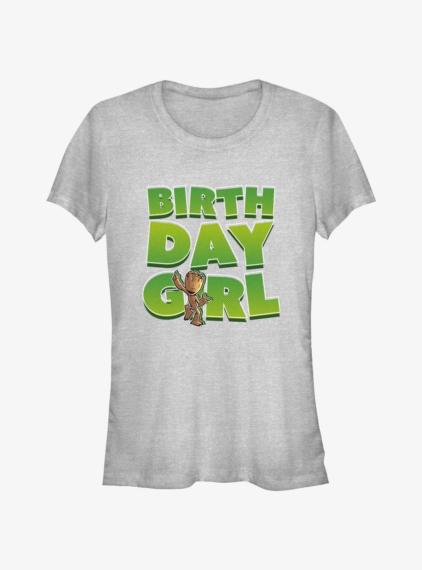 Marvel Guardians of the Galaxy Groot Birthday Girls T-Shirt, ATH HTR, hi-res