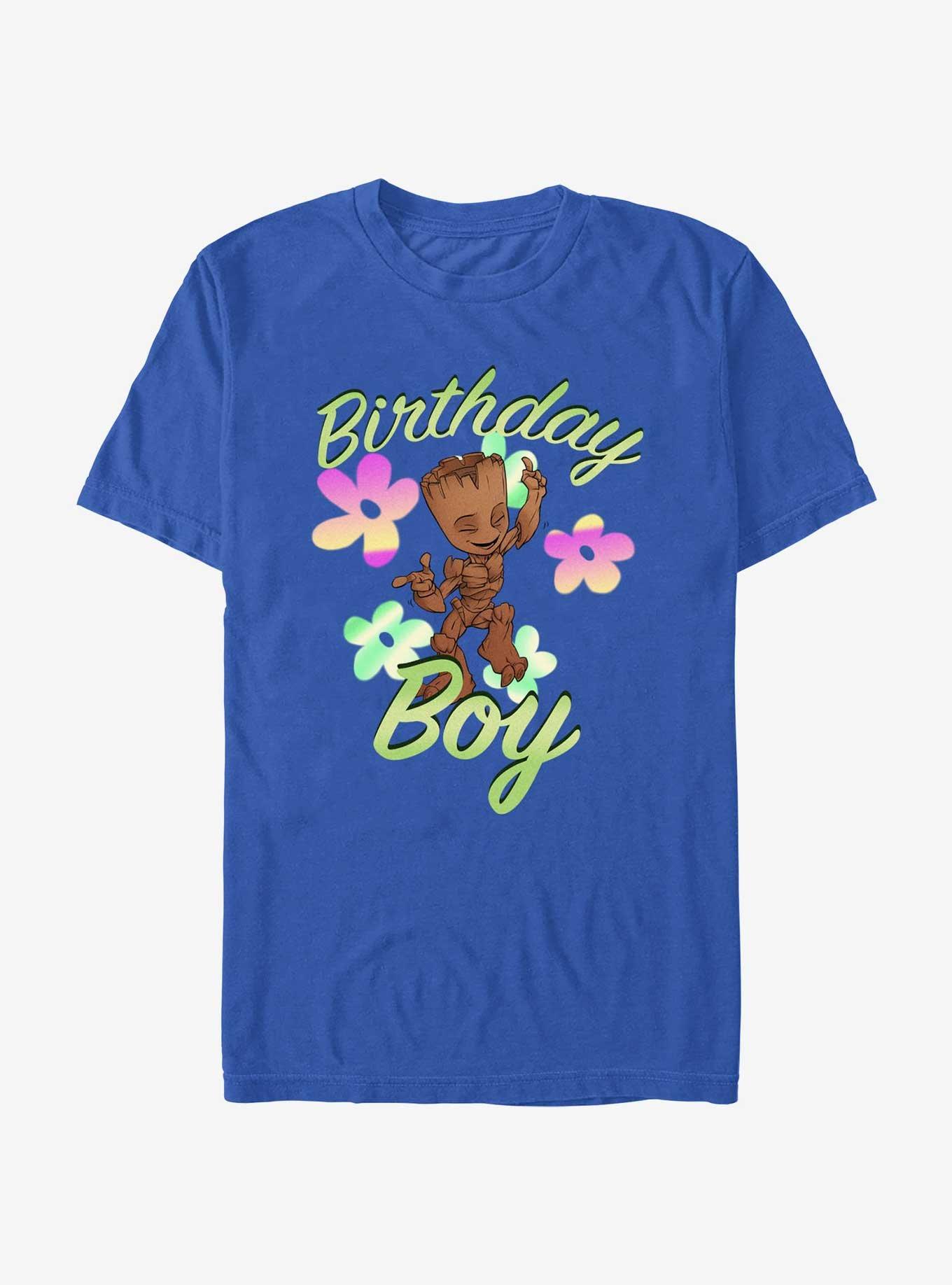 Marvel Guardians of the Galaxy Groot Birthday T-Shirt
