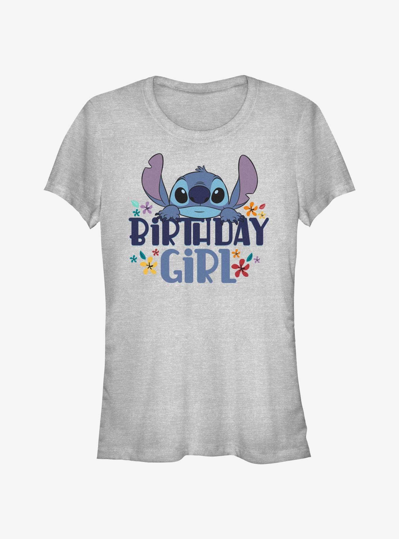 Disney Lilo & Stitch Birthday Girl Stitch Girls T-Shirt, , hi-res