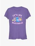 Disney Lilo & Stitch It's My Birthday Girls T-Shirt, PURPLE, hi-res