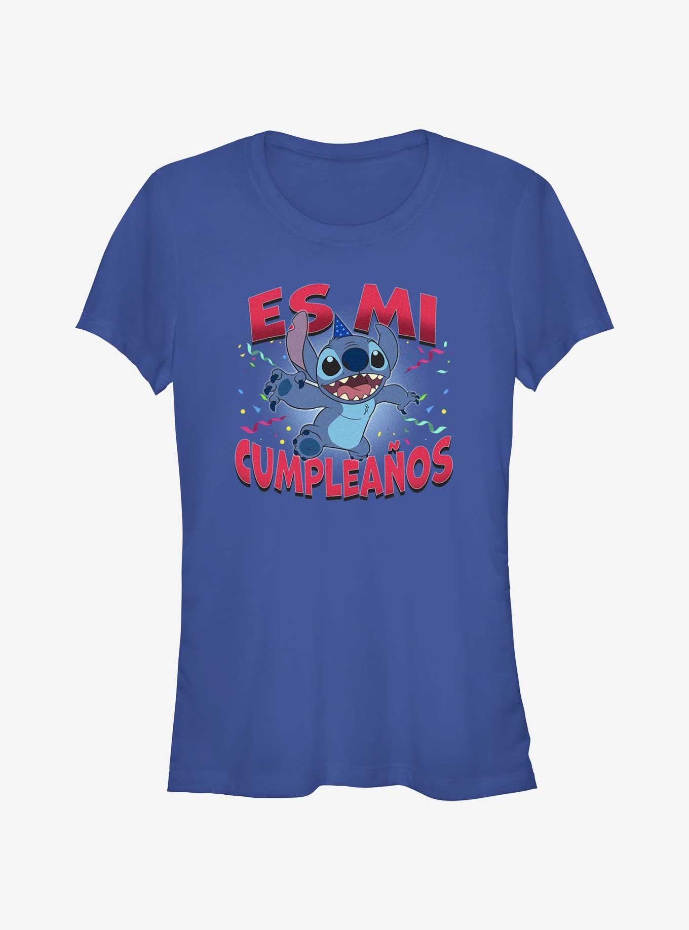 Disney Lilo & Stitch Spanish It's My Birthday Girls T-Shirt, , hi-res