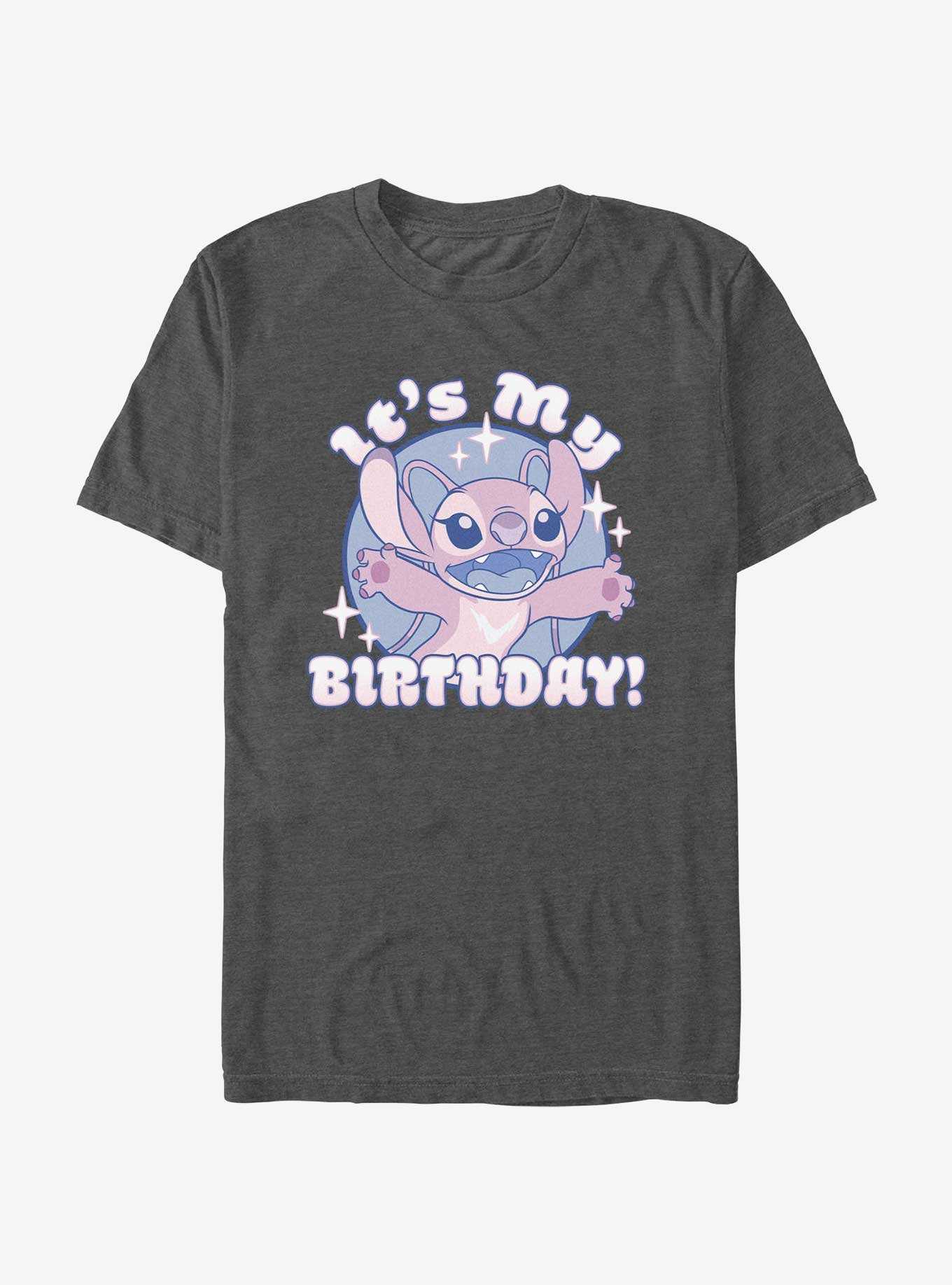 Disney Lilo & Stitch Angel It's My Birthday T-Shirt, , hi-res