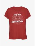 Disney Mickey Mouse Birthday Cupcake Girls T-Shirt, RED, hi-res