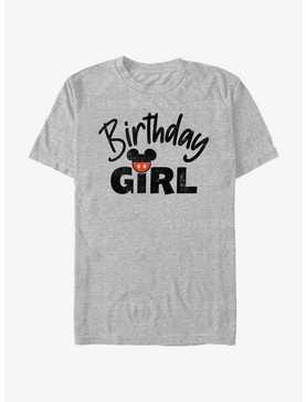 Disney Mickey Mouse Birthday Girl Mouse Ears T-Shirt, , hi-res