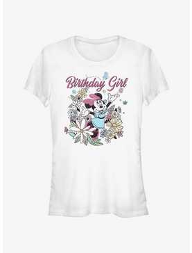 Disney Minnie Mouse Birthday Girl Doodle Girls T-Shirt, , hi-res