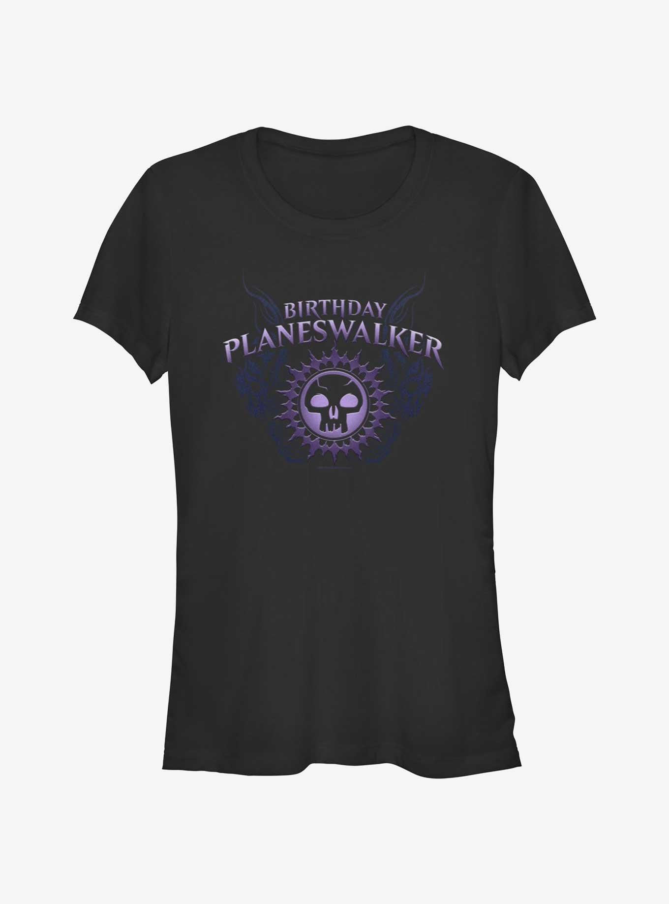 Magic: The Gathering Birthday Death Planeswalker Girls T-Shirt, BLACK, hi-res