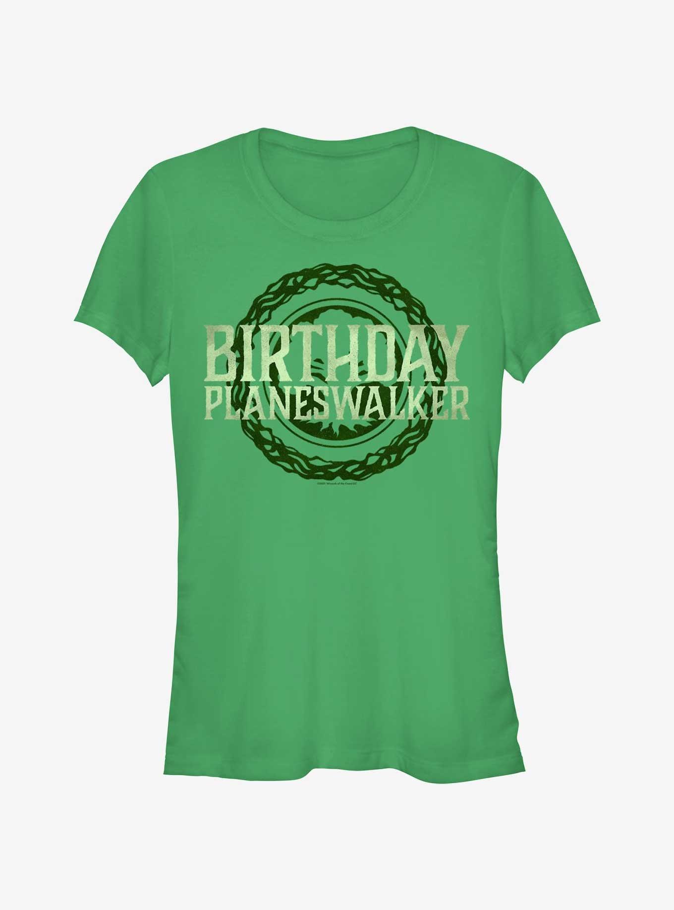 Magic: The Gathering Birthday Green Mana Planeswalker Girls T-Shirt, , hi-res
