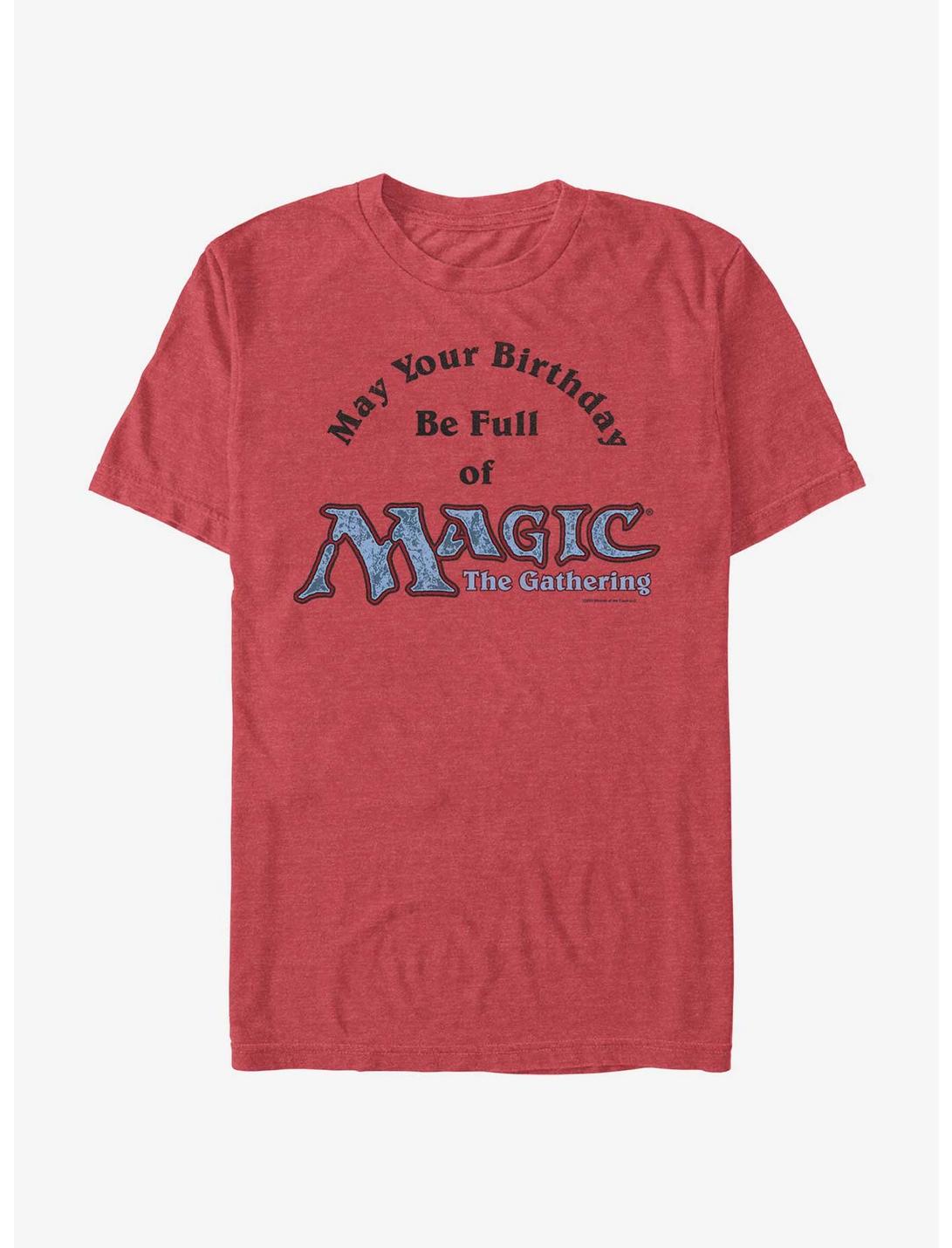 Magic: The Gathering Birthday Full of Magic T-Shirt, RED HTR, hi-res