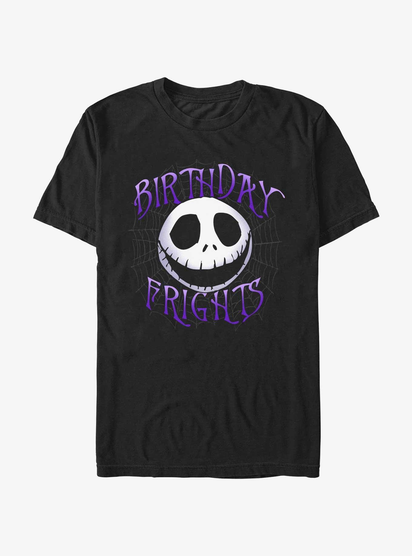 Disney The Nightmare Before Christmas Jack Birthday Frights T-Shirt, BLACK, hi-res