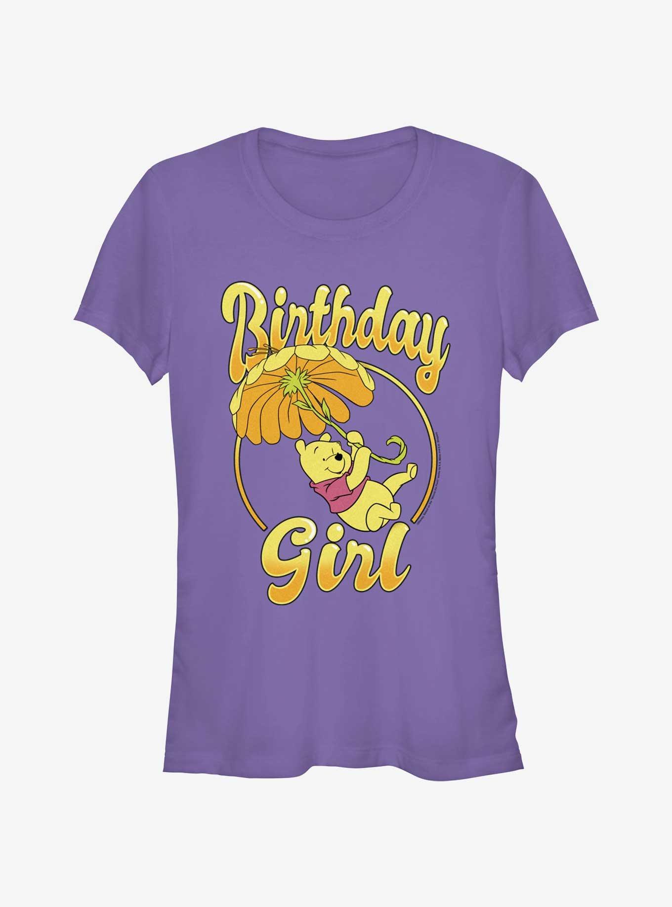 Disney Winnie The Pooh Birthday Girl Pooh Bear Girls T-Shirt