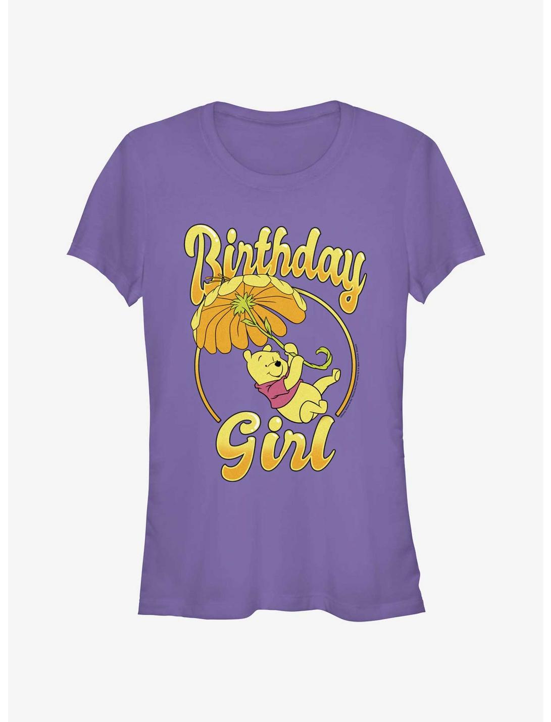 Disney Winnie The Pooh Birthday Girl Pooh Bear Girls T-Shirt, PURPLE, hi-res