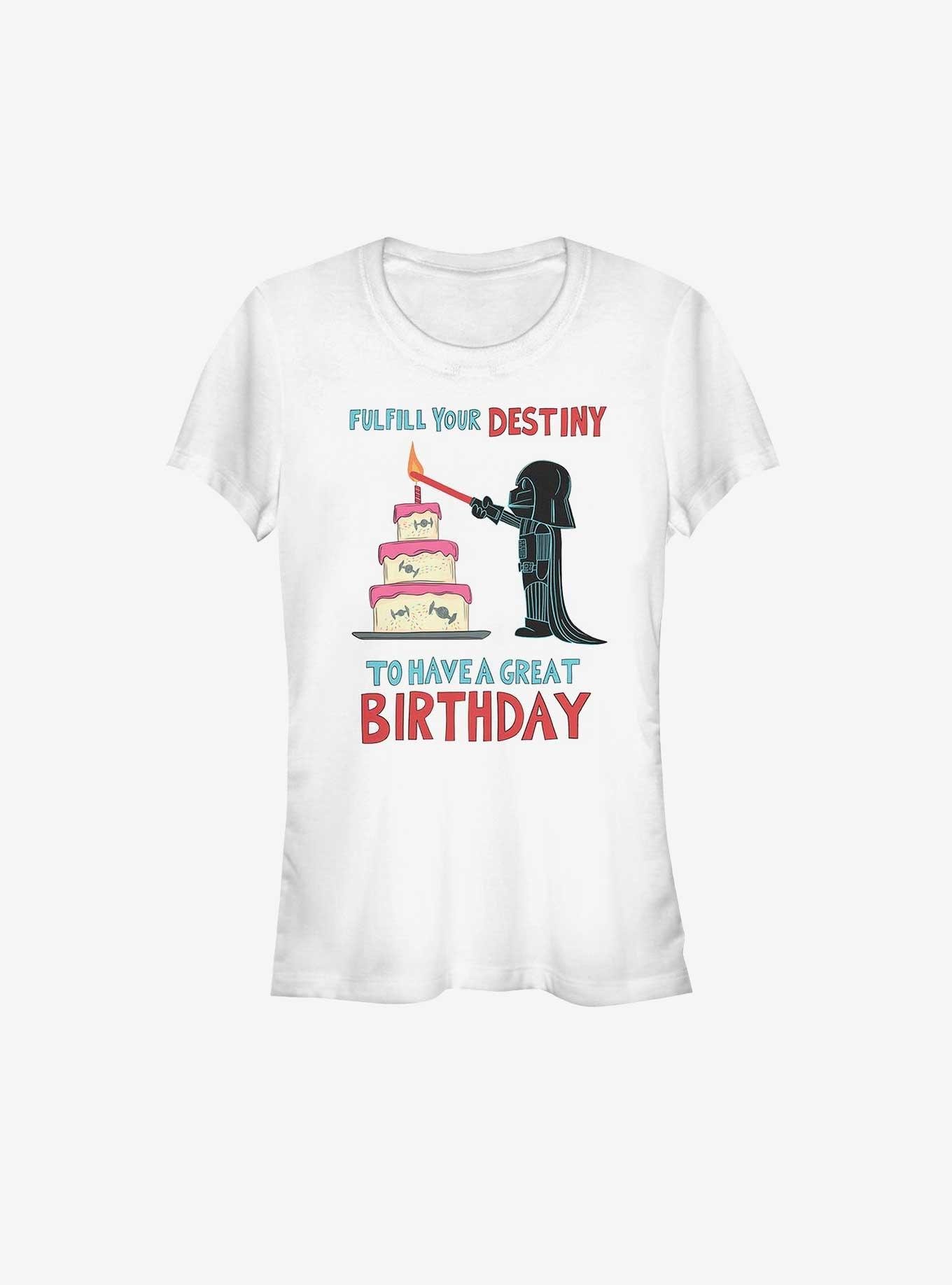 Star Wars Vader Fulfill Your Birthday Girls T-Shirt, , hi-res