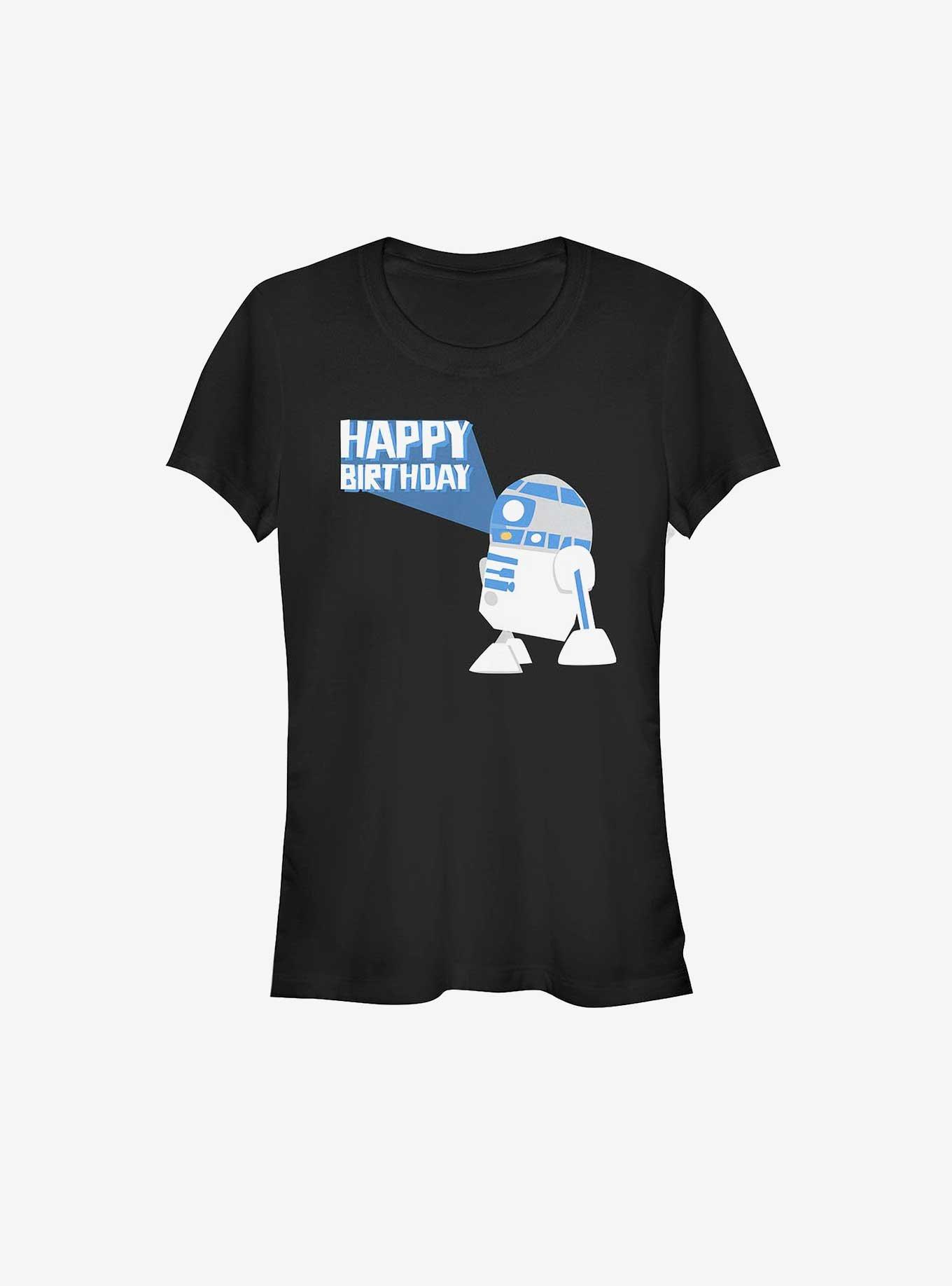 Star Wars R2-D2 Birthday Girls T-Shirt, BLACK, hi-res