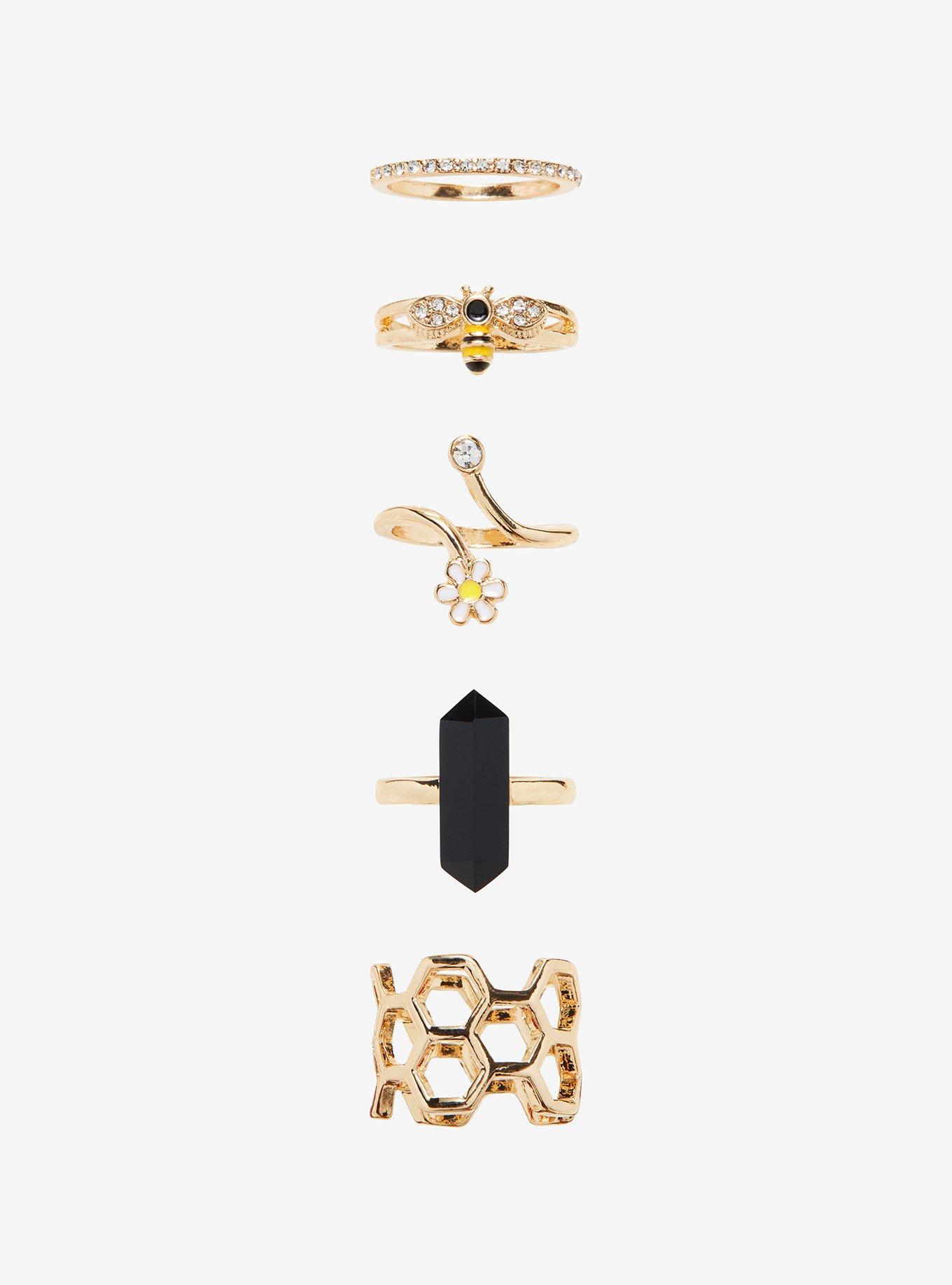 Honey Bee Ring Set, , hi-res