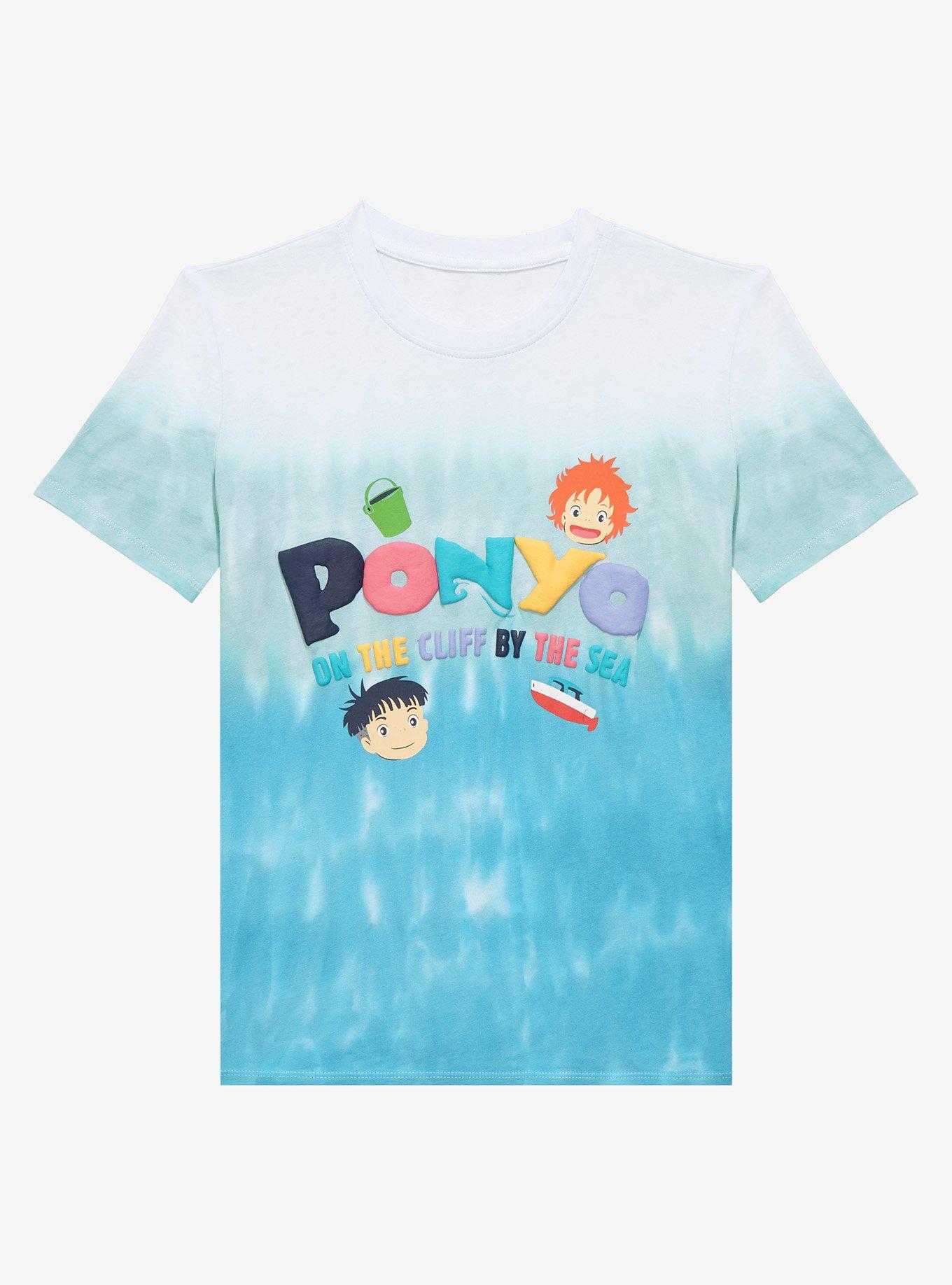 Studio Ghibli Ponyo Icons Youth Tie-Dye Ombre T-Shirt | BoxLunch