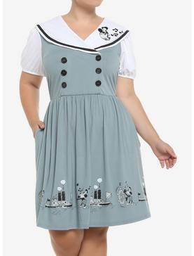 Disney Steamboat Willie Sailor Dress Plus Size, , hi-res