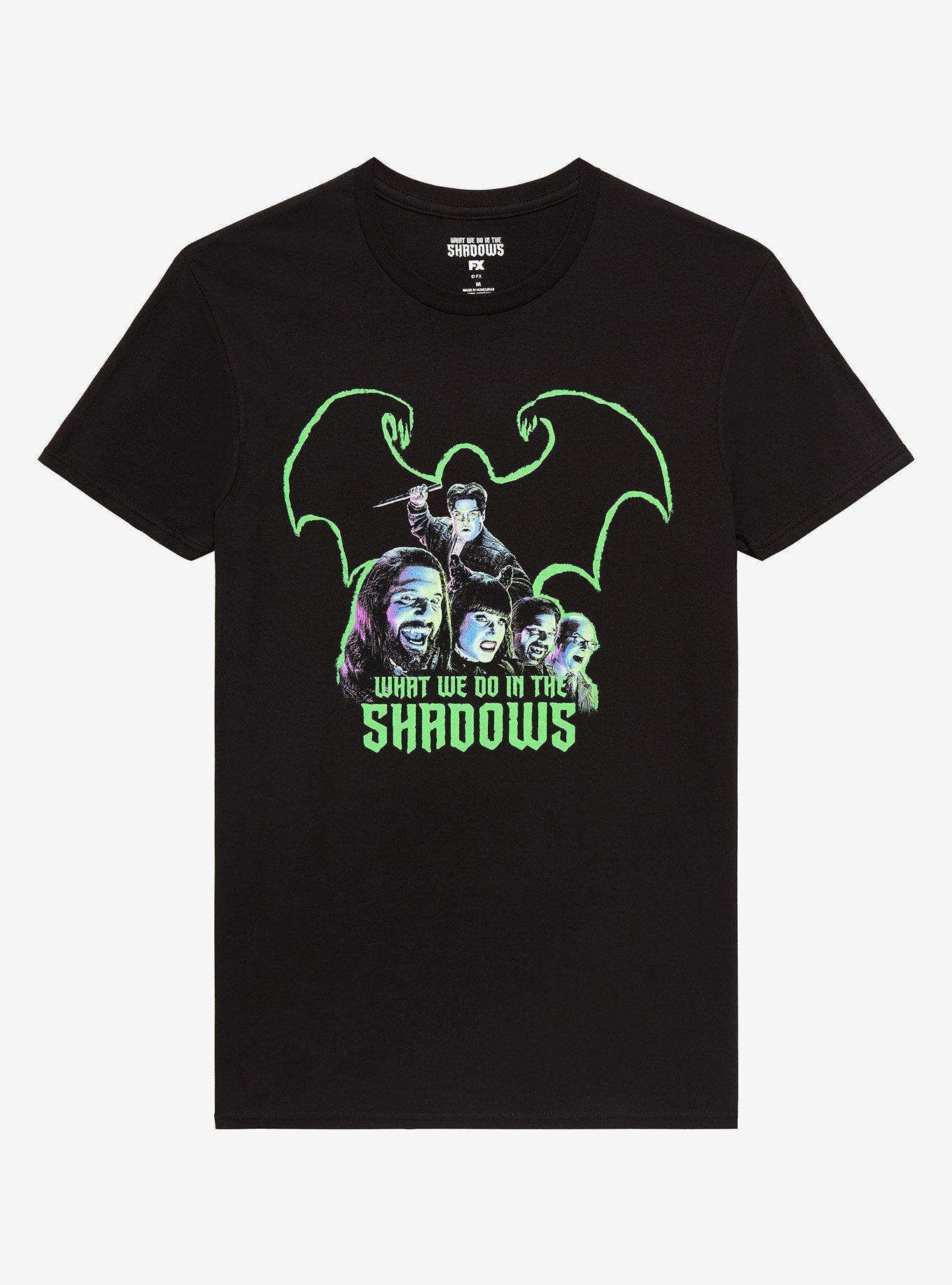 What We Do In The Shadows Characters T-Shirt, BLACK, hi-res