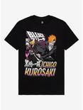 BLEACH Ichigo Kurosaki Collage T-Shirt, BLACK, hi-res