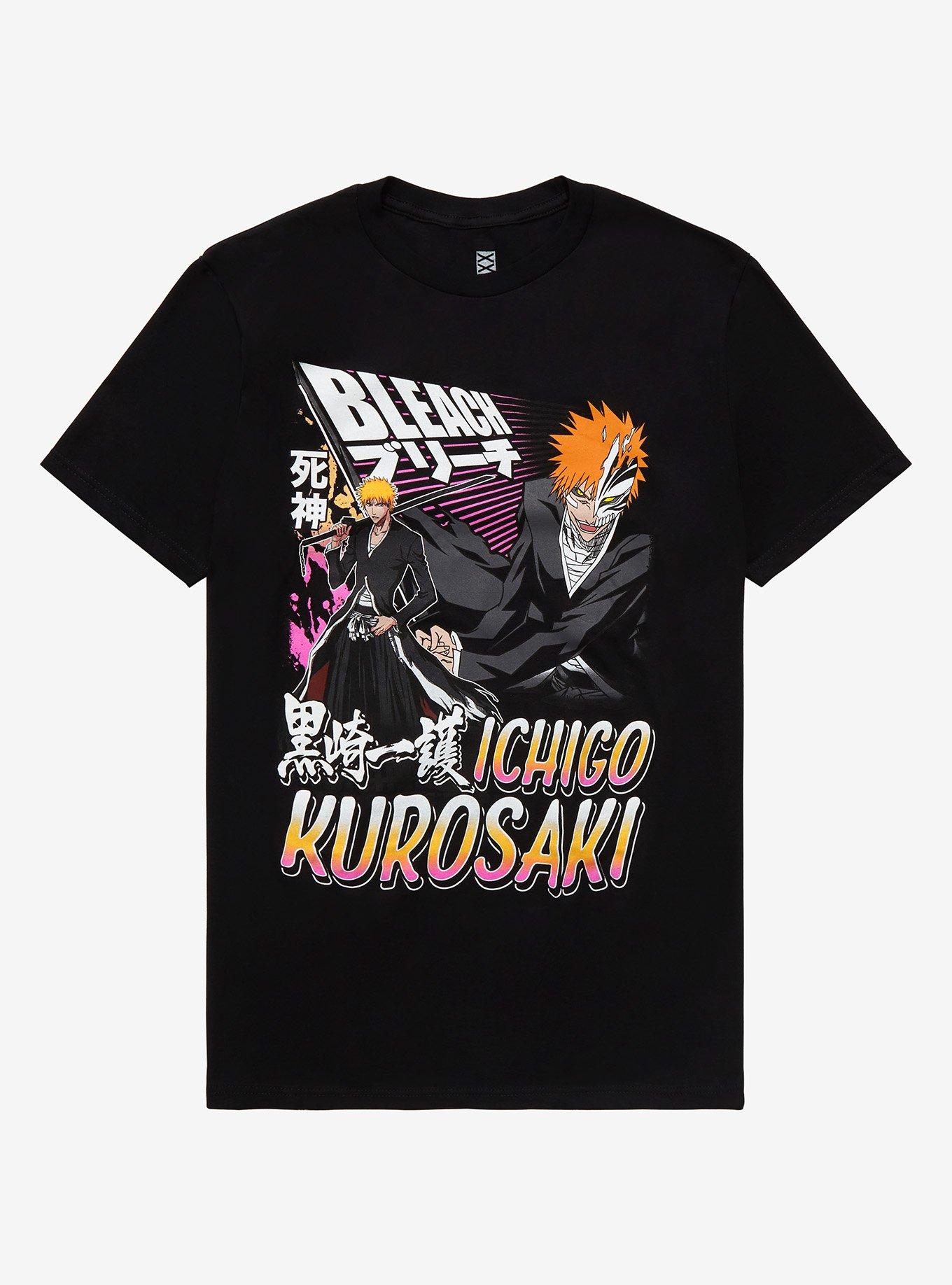 BLEACH Ichigo Kurosaki Collage T-Shirt, BLACK, hi-res