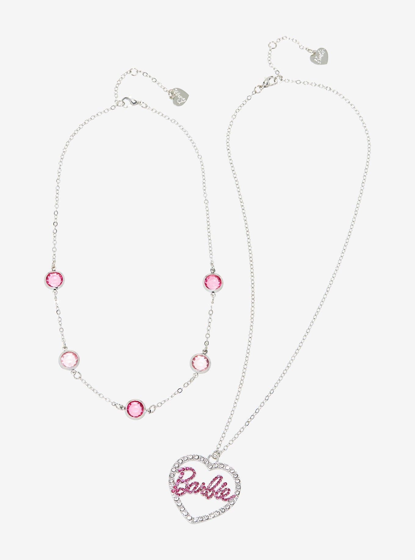 Torrid Barbie® Name Necklace  Pink rhinestone necklace, Pink jewelry,  Wrist jewelry