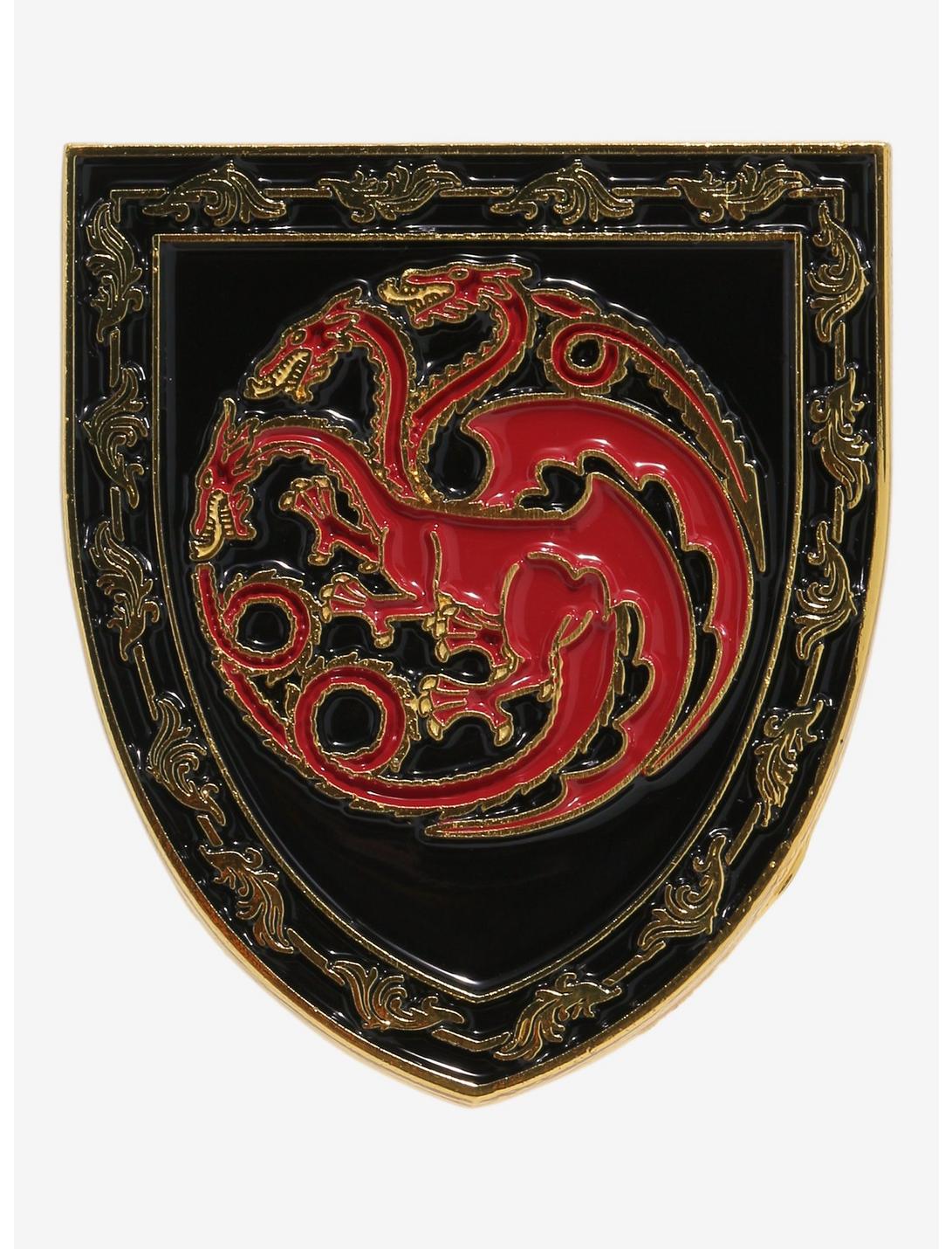Game of Thrones House of the Dragon Crest Enamel Pin, , hi-res