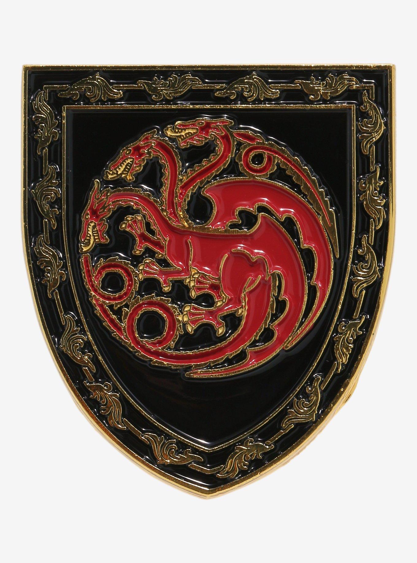 Game of Thrones House of the Dragon Crest Enamel Pin, , hi-res