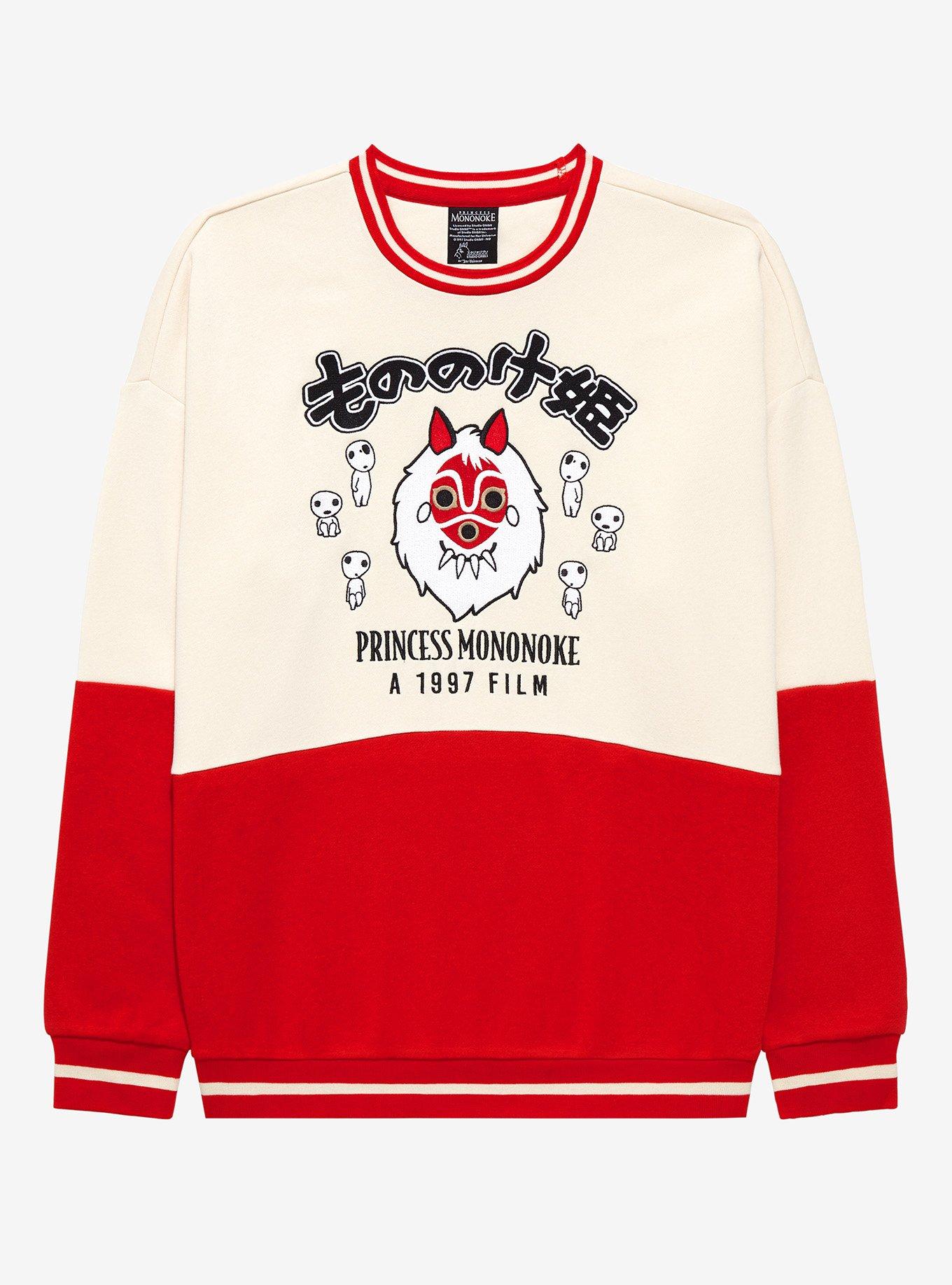 Studio Ghibli Princess Mononoke Panel Crewneck - BoxLunch Exclusive