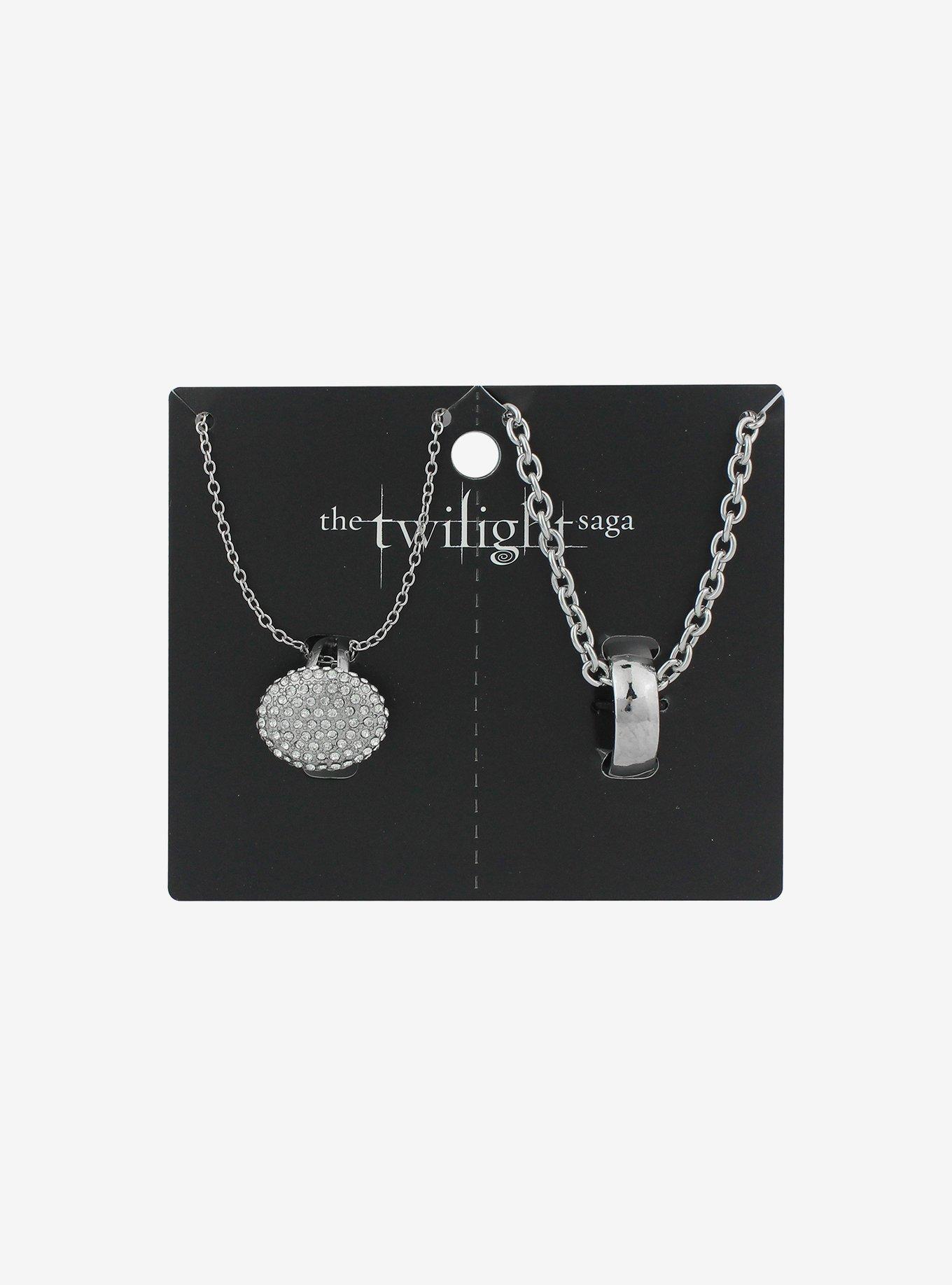 The Twilight Saga Wedding Rings Chain Necklace Set Hot Topic