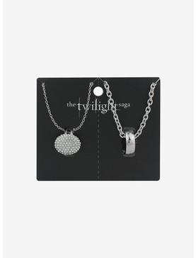 Plus Size The Twilight Saga Wedding Rings Chain Necklace Set, , hi-res