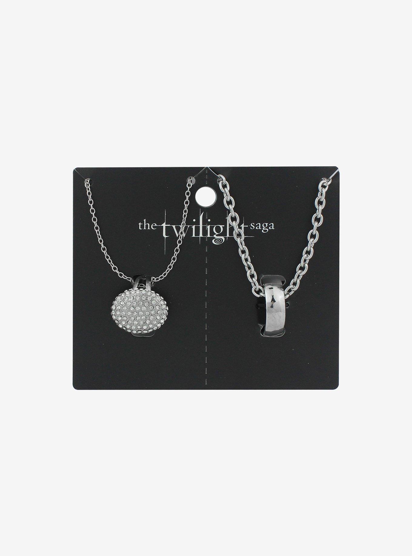 The Twilight Saga Wedding Rings Chain Necklace Set, , hi-res