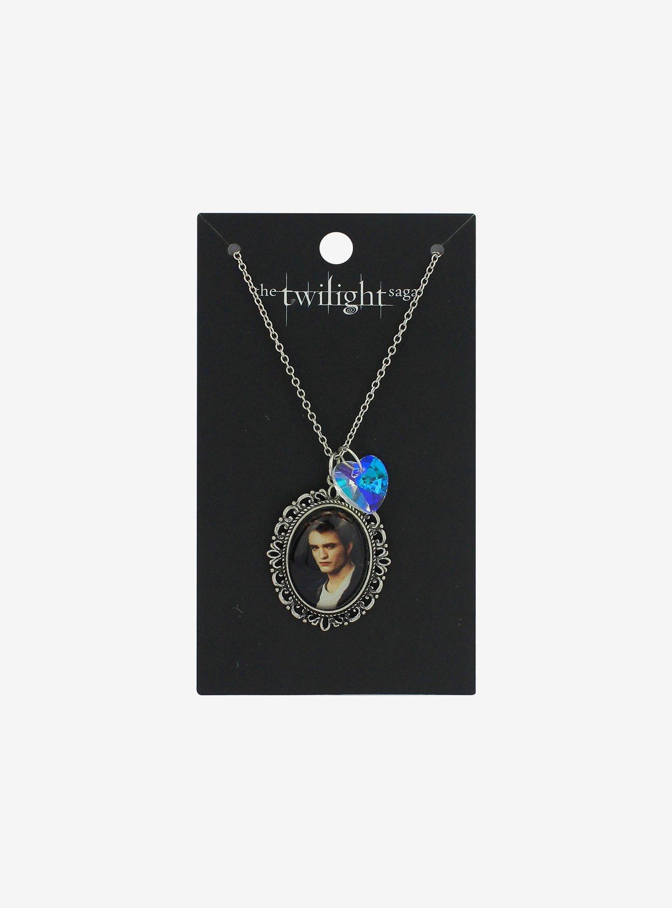 The Twilight Saga Edward Portrait Pendant Necklace, , hi-res