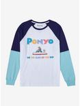 Studio Ghibli Ponyo Color-Block Raglan T-Shirt, MULTI, hi-res