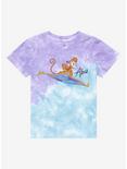 Disney Aladdin Abu & Magic Carpet Tie-Dye Toddler T-Shirt - BoxLunch Exclusive , GREEN, hi-res