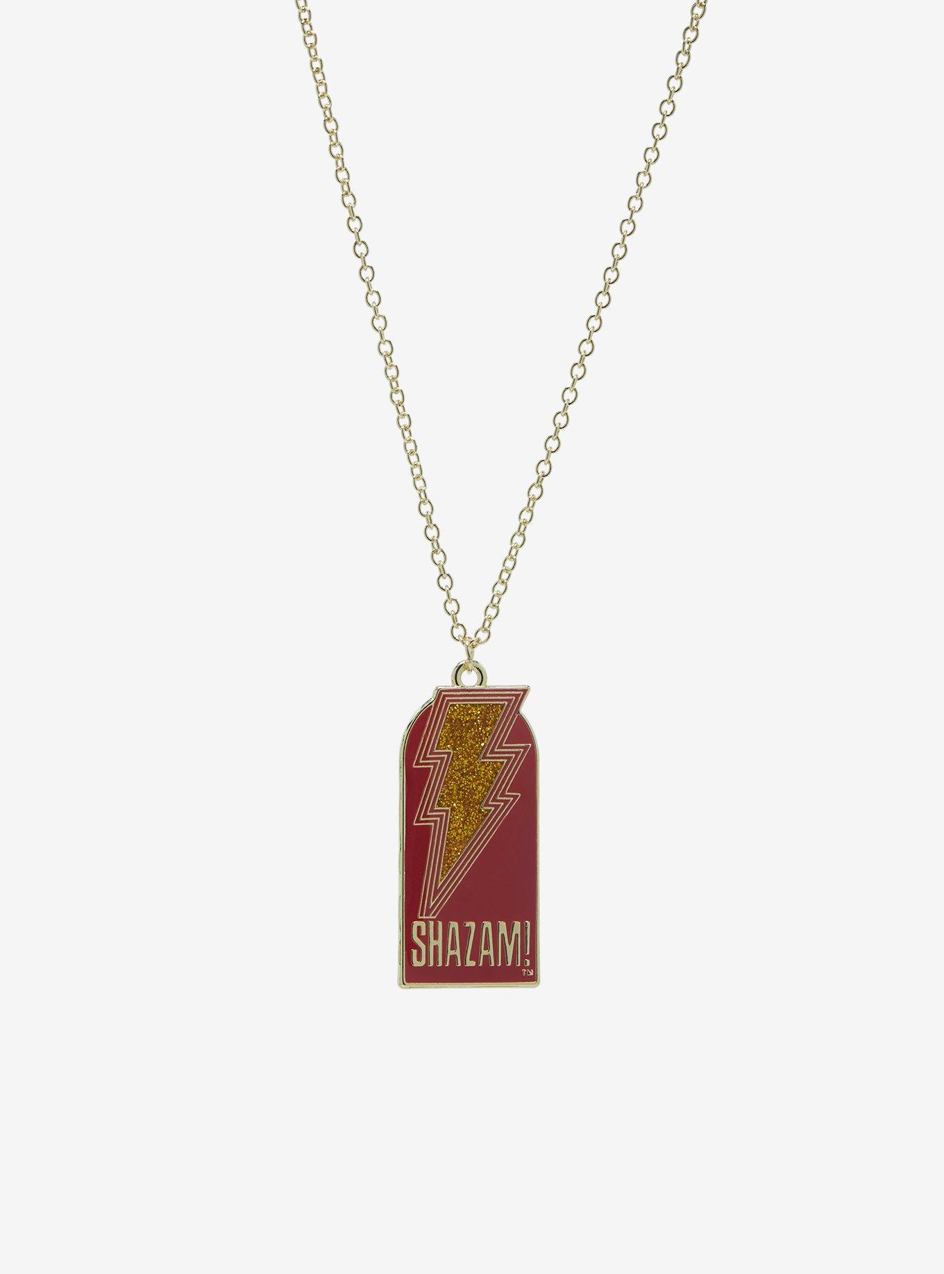 DC Comics Shazam! Fury Of The Gods Lightning Bolt Necklace, , hi-res