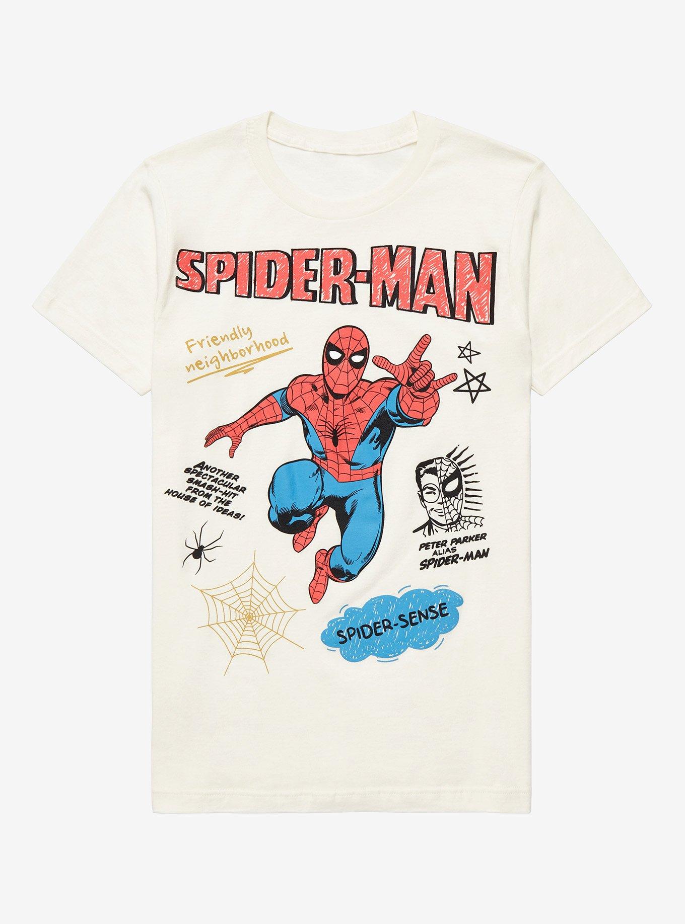 T Shirt Spiderman Design Adulte