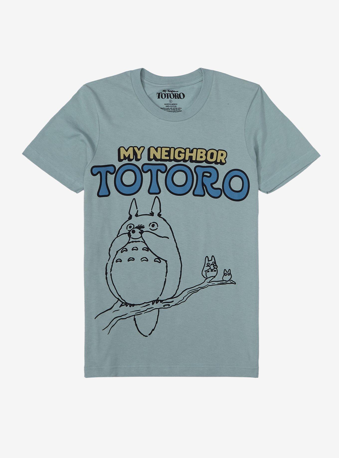 Studio Ghibli My Neighbor Totoro Tonal Outline Portrait T-Shirt - BoxLunch Exclusive, SAGE, hi-res