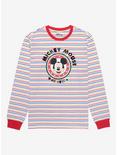 Disney Mickey Mouse Oh Boy Striped Long Sleeve T-Shirt - BoxLunch Exclusive , MULTI, hi-res