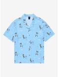 Disney Peter Pan Flying Allover Print Woven Button-Up, MULTI, hi-res