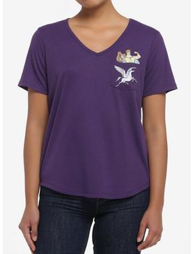 Her Universe Disney Hercules Embroidered Ribbed V-Neck Top, , hi-res